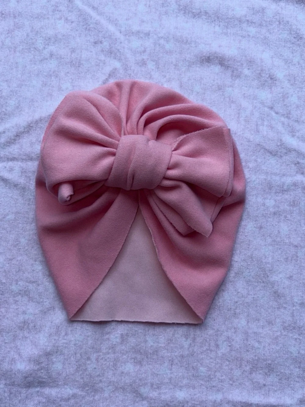 Kids Bow Turban Hat - Pink, Cream, Black, Burgundy, Tan